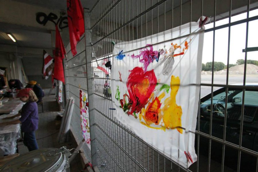 Fussball und Liebe Fahnenworkshop (Foto Antje Frohmüller)_12