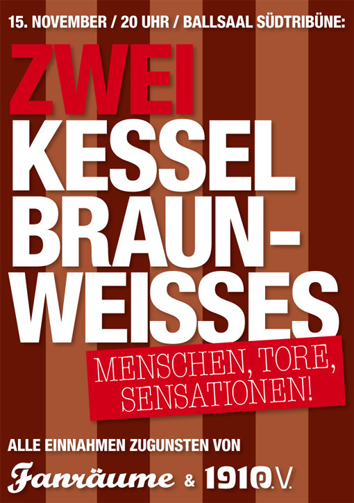 ZWEI KESSEL BRAUN-WEISSES