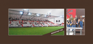 Die individuelle Figur im Miniatur-Millerntor - ein ideales Geschenk für alle St. Pauli-Fans.